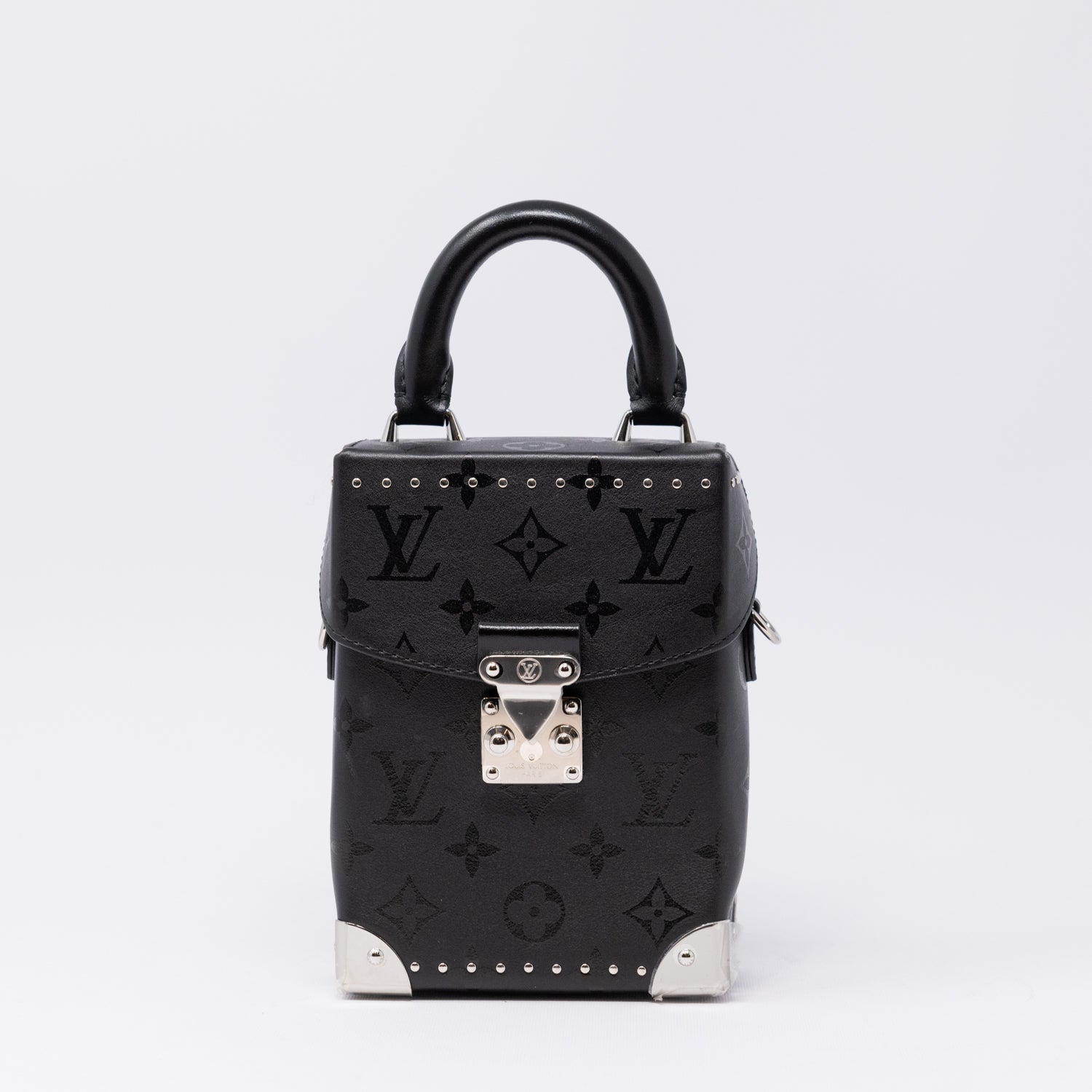 Louis vuitton box bag black sale