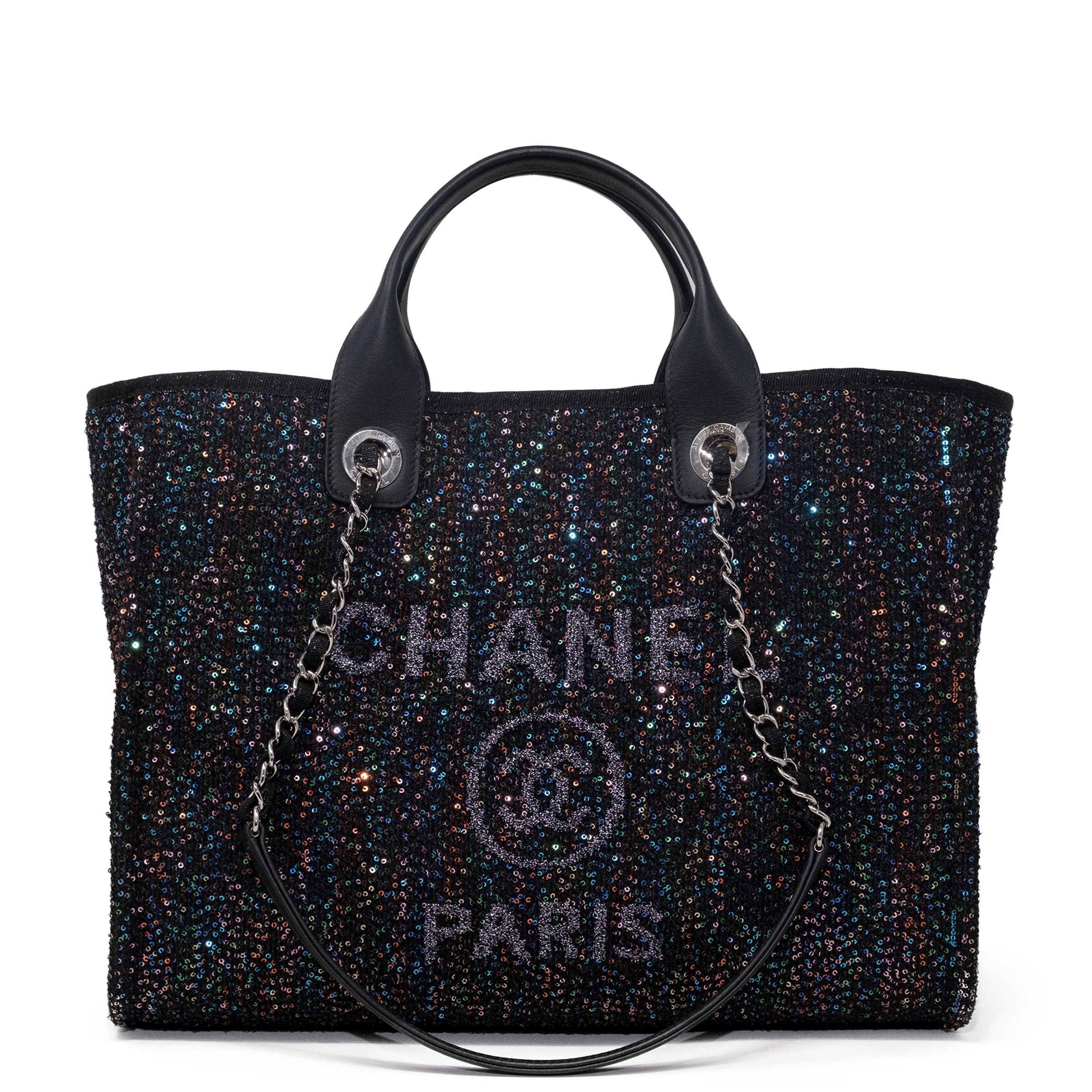 BORSA DEAUVILLE MEDIA IN PAILETTES CHANEL – CastaDivaMilano