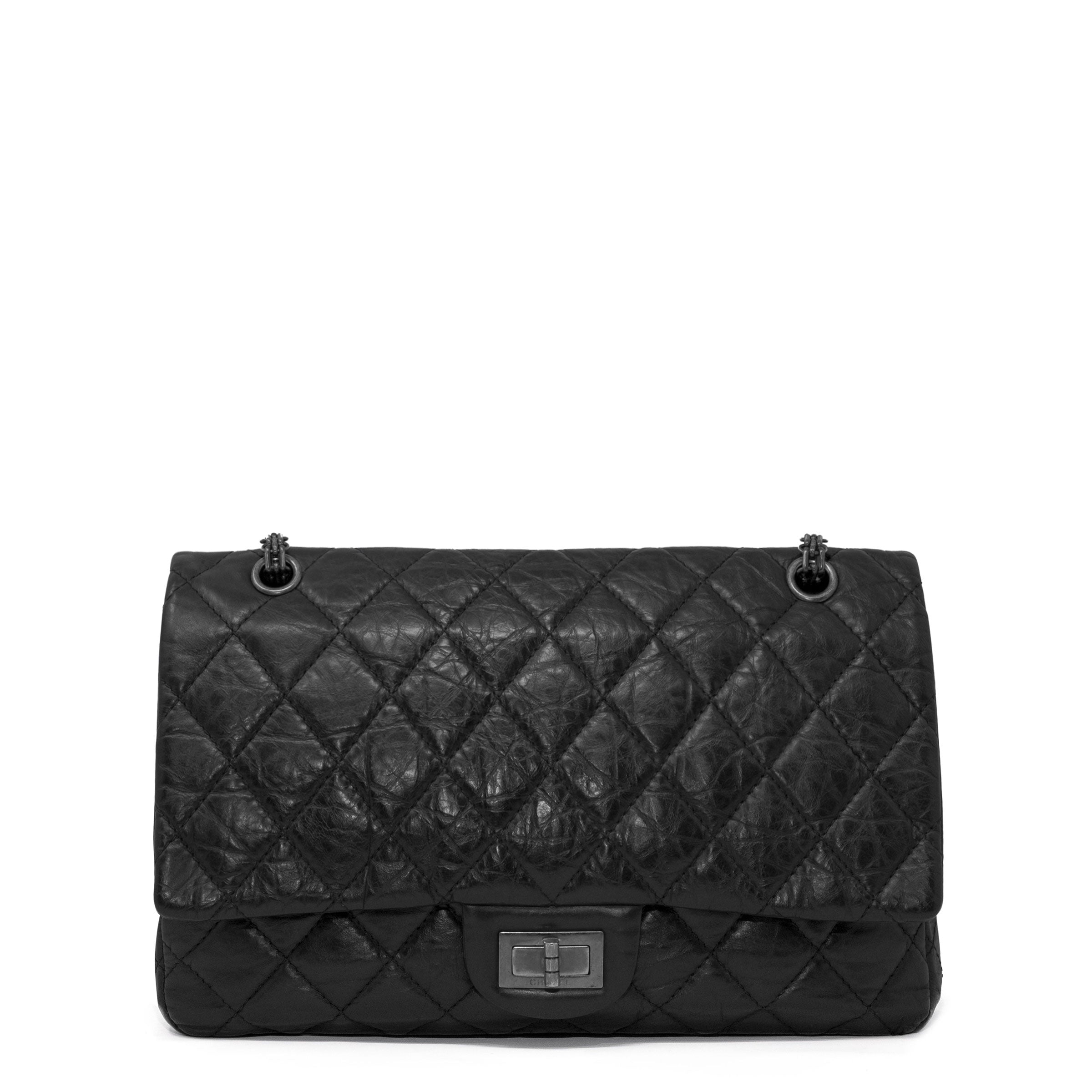 BORSA MAXI IN PELLE NERA CHANEL – CastaDivaMilano
