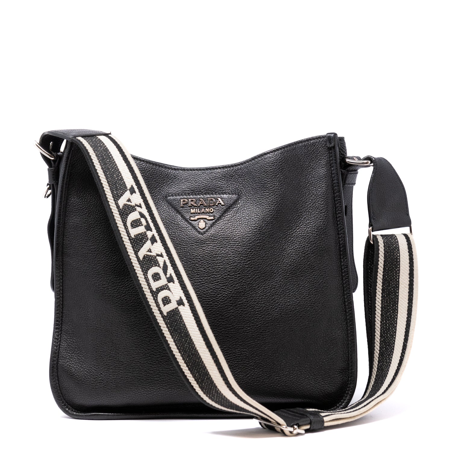 BORSA HOBO IN PELLE -PRADA -