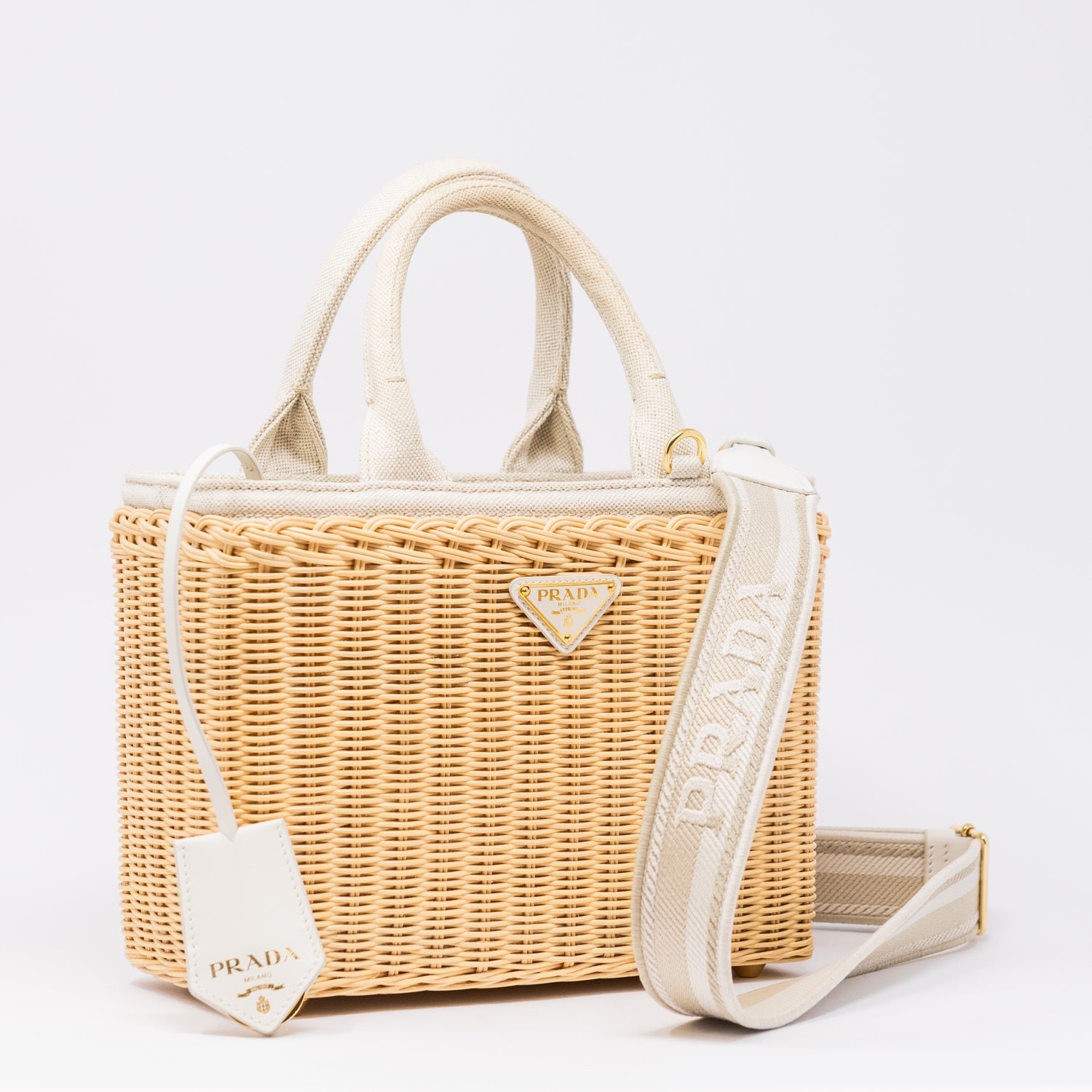 BORSA IN VIMINI - PRADA -