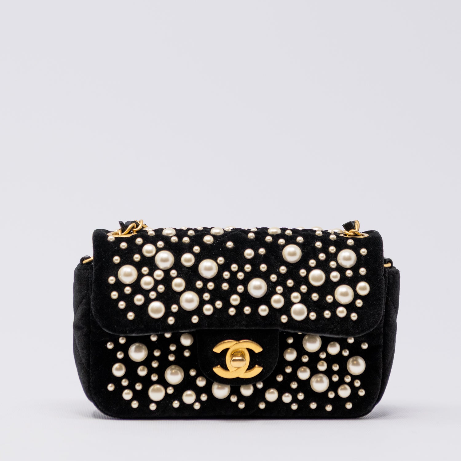 BORSA MINI FLAP CON PERLE - CHANEL -