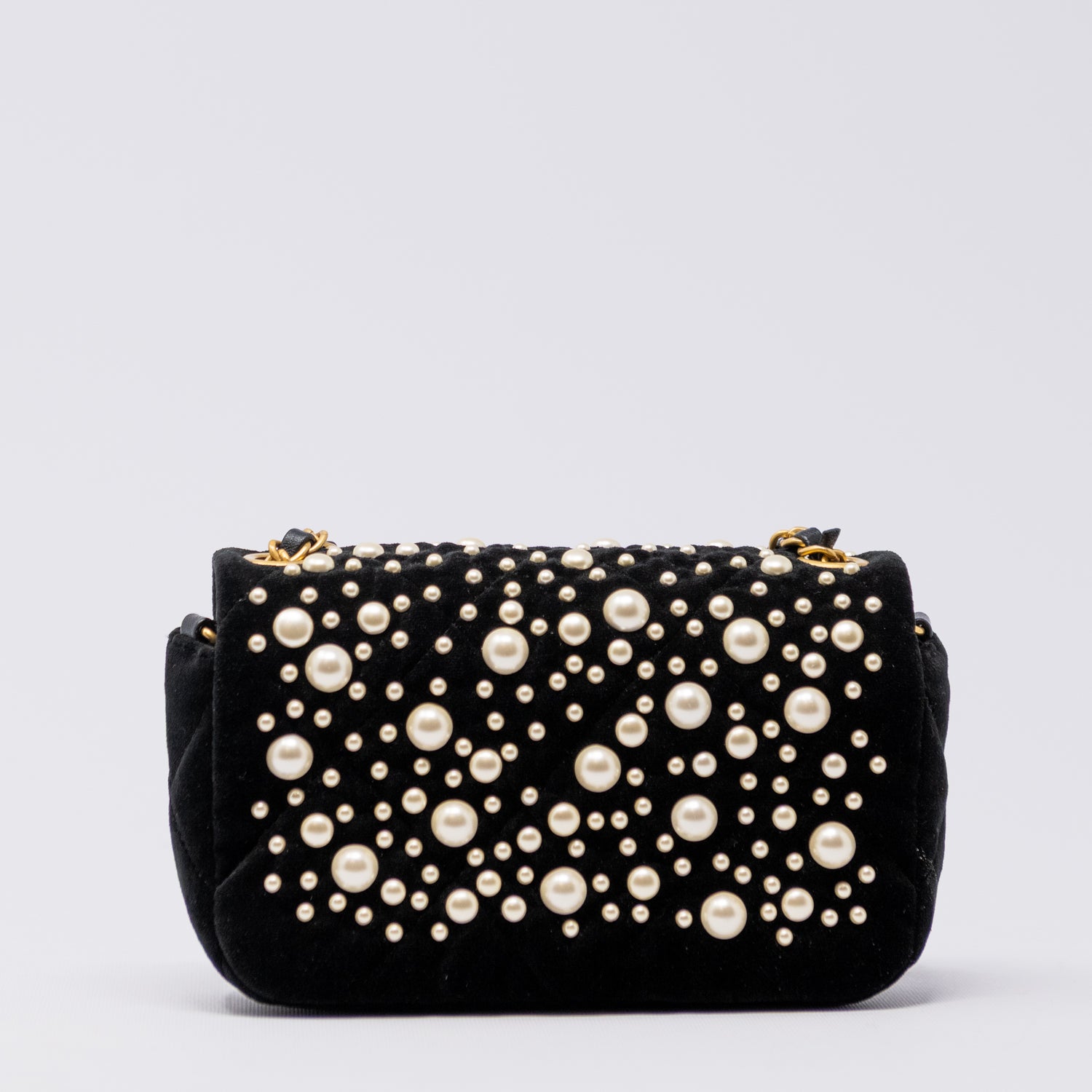 BORSA MINI FLAP CON PERLE - CHANEL -