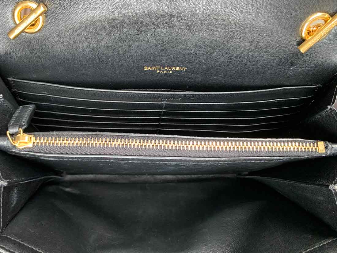 Borse Ysl Nera BORSA VICHY VERNICE NERA SAINT LAURENT – CastaDivaMilano